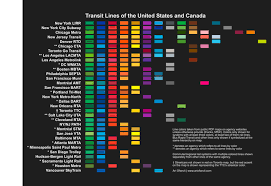 Mapping The Colors Of North America S Transit Lines Next City