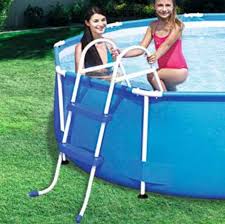 Bestway Echelle Specialement Concue Pour Piscine Hauteur Max De 84cm Accessoire De Piscine 58430 Aliexpress