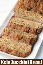 Wonderfully Moist And Fragrant This Keto Zucchini Bread Is The Perfect Breakfast It S Delicio Almond Flour Recipes Keto Friendly Bread Easy Keto Bread Recipe