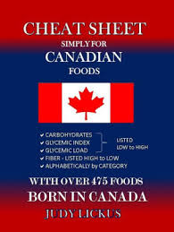 Cheat Sheet Simply For Canadian Foods Carbohydrate Glycemic Index Glycemic Load Listed Low To High Fiber Listed High To Low Alphabetically By