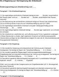 Wann kommt es zur änderungskündigung? Anderungsvertrag Zum Arbeitsvertrag Pdf Free Download