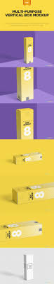 Free Vertical Box Mockup For Cardboard Zippypixels Box Mockup Mockup Corrugated Box Design