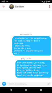 You can make the following choice on how your profile appears to whom in the world. Her Profile Said That She Owned A Cleaning Company Tinder