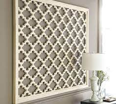 Lattice Panel Wall Art White Wood Wall Decor Wood Wall Decor Wood Panel Wall Decor