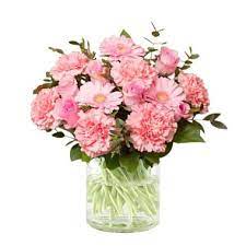 Rose And Carnation Bunch In 2020 Flower Delivery Carnations Pink Carnations