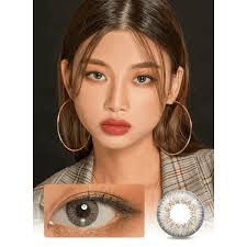 Lensvery Rich Ann Shine Gray 13mm Contact Lenses (6-Pack)