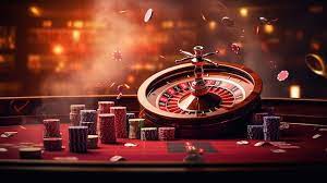 Casino games backdrop banner 3d illustration with casino elements craps  roulette and poker cards | Premium AI-generated image