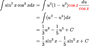 Soal Integral Substitusi Fungsi Trigonometri