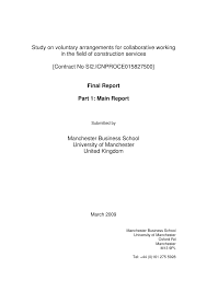 Projektstruktur in word darstellen : Pdf Study On Voluntary Arrangements For Collaborative Working In The Field Of Construction Services Final Report Part 1 Main Report