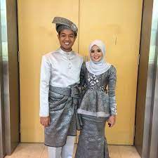 Costom Made Baju Pengantin Belah Lelaki Diah Dania Bajukurung Moden Fashion Songket Puplu Muslim Wedding Dresses Muslim Fashion Dress Malay Wedding Dress