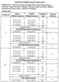 Jadual stpm penggal 2 2017. 2017 Lubuk Cuti Rakyat Malaysia Rancang Percutian Anda Sekarang Gaya Hidup Cari Infonet