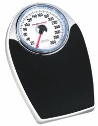 While small weighing machines, such as digital kitchen scales, have a capacity of about 10 kilograms, bathroom scales can have a capacity of about 200 kilograms or more. Bathroom Scales Mechanical Analog Bathroom Scale Black On White 300 Lbs Capacity