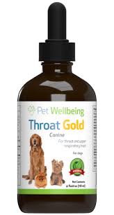 Throat Gold For Dogs For Discomfort Due To Kennel Cough Hoarseness Dog Cough Remedies Natural Sleep Remedies Natural Remedies For Arthritis