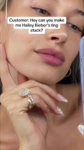 Hailey Bieber Ring Stack