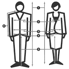 Tuxedo Size Chart Mens Formalwear Measurements Fine Tuxedos