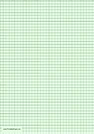 printable graph paper light green one inch grid a4