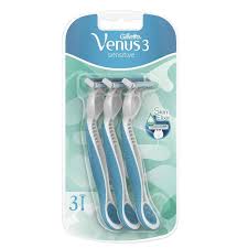 Venus sensitive disposable razors for women give you a close shave and silky smooth skin. Buy Gillette Venus 3 Sensitive Disposable Razors For Women 3 Pcs At Jolly Chic