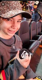 Showgirl coaching Las Vegas Knights