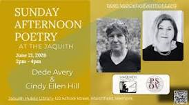Sunday Afternoon Poetry at the Jaquith