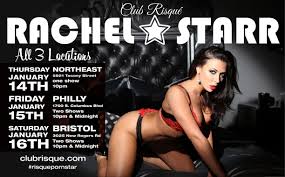 Rachel Starr RisquePornStar! Club Risque Philly - Club Risque
