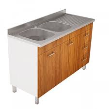 Lavandino lavamani acciaio aisi quadrato 400 x 400 x 770 mm colonna. Mobile Cucina Con Lavello In Acciaio Inox 120x50cm Pratika