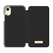 Shop target for kate spade cell phone cases you will love at great low prices. Kate Spade New York Black Folio Case For Iphone Xr Saffiano Leather Id Card Holder Buy Online In Bahamas At Bahamas Desertcart Com Productid 94010696