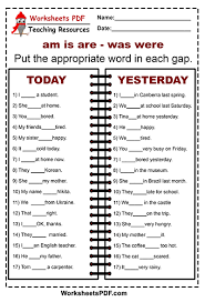 Am Is Are Was Were Activity In 2020 Learn English Grammar English Grammar Worksheets Teaching English Grammar