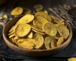Recette De Chips De Bananes Plantains Salees Recette Recette De Chips Banane Plantain Recette