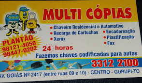 CHAVEIRO MULTI CÓPIAS
