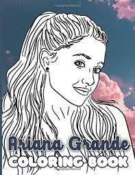 Coloring picture of ariana grande coloring page. Ariana Grande Coloring Book Ariana Grande High Quality Coloring Books For Adults Boys Girls 8 5 X 11 Hill Otto 9798640578942 Amazon Com Books