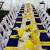 Royal Blue And Yellow Wedding Cake