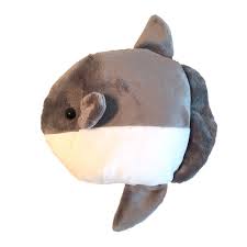 Grey Mola Mola Ocean Sunfish Plush — Kimchi Kawaii