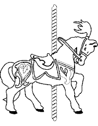 When we think of october holidays, most of us think of halloween. Carousel Horse Coloring Page