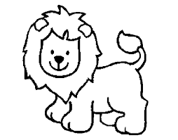 Dibujo León Para Colorear
