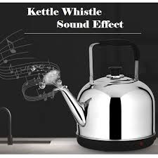 Semoga bermanfaat kepada semua pengguna. Cerek Elektrik 5 L 7 5 L Tahan Karat Electric Stainless Steel Heating Whistling Tea Kettle Auto Cut Off Shopee Malaysia
