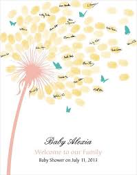Personalised Baby Shower Guest Book Alternative Baby Girl Boy Etsy In 2020 Baby Shower Guest Book Alternative Baby Shower Fingerprint Bridal Shower Guest Book