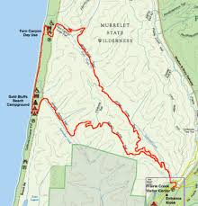 Gold bluffs beach campground, orick. Miners Ridge James Irvine Loop Hike Hiking In Portland Oregon And Washington