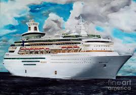 Découvrez plus de 700 offres pour des vacances de rêve à travers toutes les mers et océans du globe: Royal Caribbean Sovereign Of The Seas Painting By Kenneth Harris