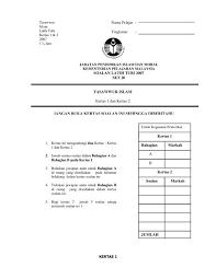 Have you found the page useful? Latihan 20 Jabatan Pelajaran Negeri Kedah