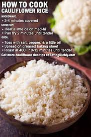 Cauliflower Rice Is A Wonderful Substitute For Rice That S Perfect For Keto And Low Carb Diet Coliflower Recipes Food Processor Recipes How To Cook Cauliflower