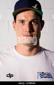 Hanover, Germany. 09th July, 2020. Water polo player Julian Real stands in  front of a wall