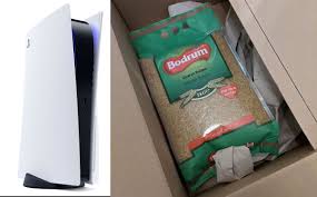Pidio Una Playstation 5 Y Recibio Una Caja Llena De Arroz A Cambio Playstation 4 (ps4) logo vector. playstation 5 y recibio una caja llena
