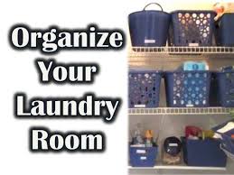 Laundry Room Organized Entirely From The Dollar Tree Laundry Room Organization Laundry Room Storage Closet Organization Cheap