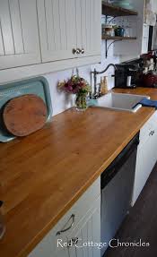 This was a fairly easy remodel and a. Ikea Butcher Block Countertops Red Cottage Chronicles