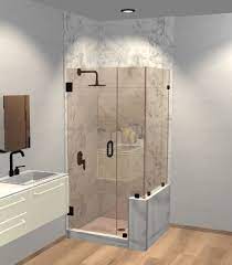 Frosted glass doors are versatile substitute doors. Custom Corner Glass Shower Doors Installed By Experts Dulles Glass