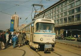 Foto Tram Leipzig Hst Augustusplatz Tatra T4d 1994 Ca 10x15cm V1460f In 2020 Leipzig Strassenbahn