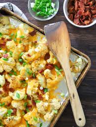 A keto loaded cauliflower casserole recipe that's a cinch to make. Sheet Pan Loaded Cauliflower This Mom S Menu