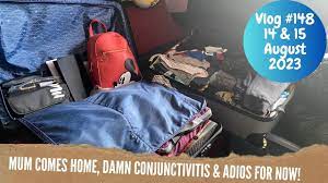 Vlog#148 - Mums Home, Cases & Conjuntivitis (Adios for Now) - YouTube