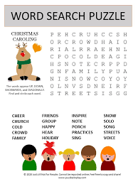 Let's find the following halloween words in the puzzle: Christmas Word Search Puzzles Puzzles To Play