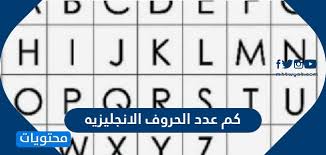 كم عدد الحروف الانجليزيه كيفية لفظ الحروف الإنجليزية الأبجدية موقع محتويات